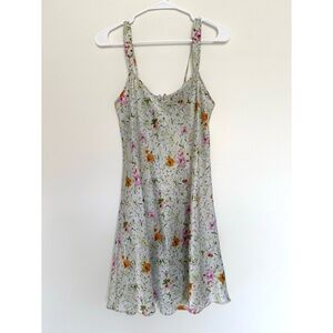 Morgan Taylor Vintage Floral Spaghetti Strap Intimates Slip Dress